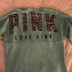 Small/Medium Teal PINK Sweatshirt